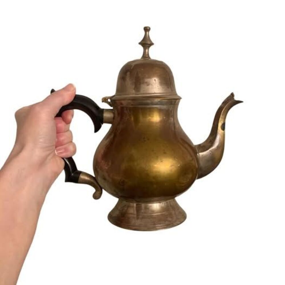 Brass | Vintage Early-To-Mid-Century EPNS Brass Teapot